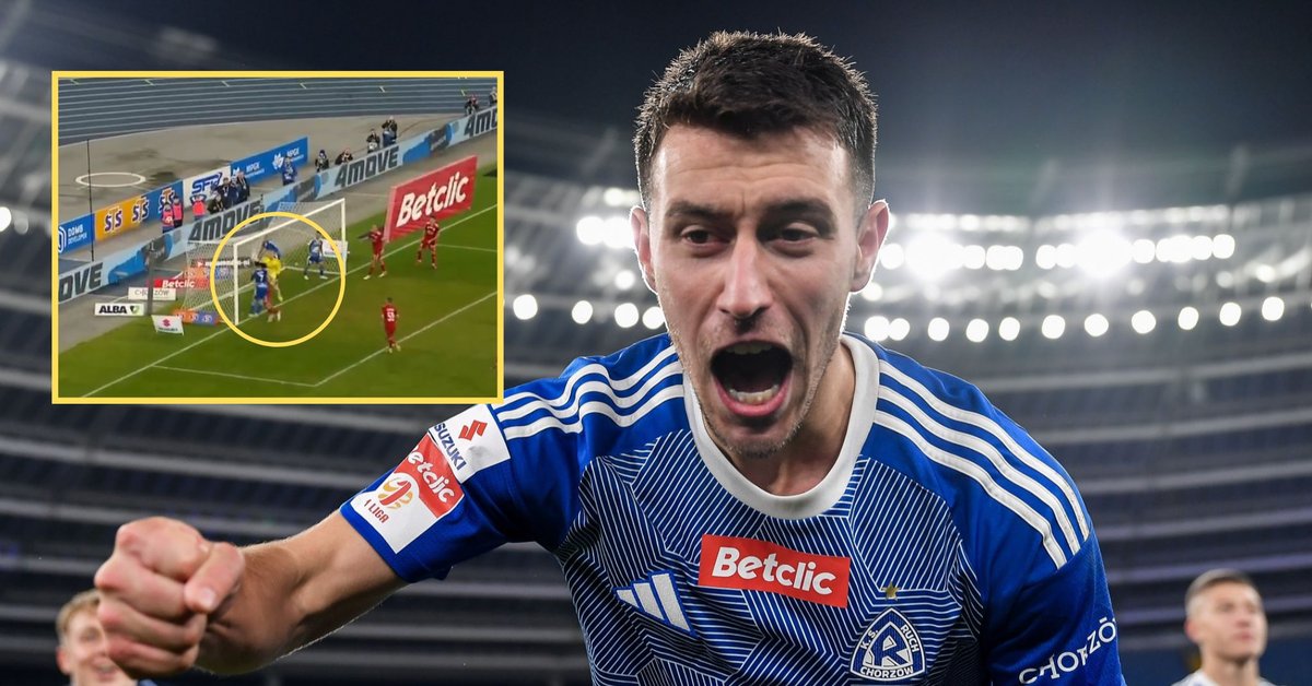 Kuriozalny gol w meczu Ruchu. Jakim cudem piłka przekroczyła linię?!