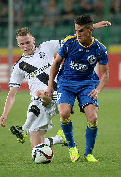 PIŁKA NOŻNA LE LEGIA WARSZAWA FK KUKESI (Ondrej Duda Emonoel Joao Ferreira)