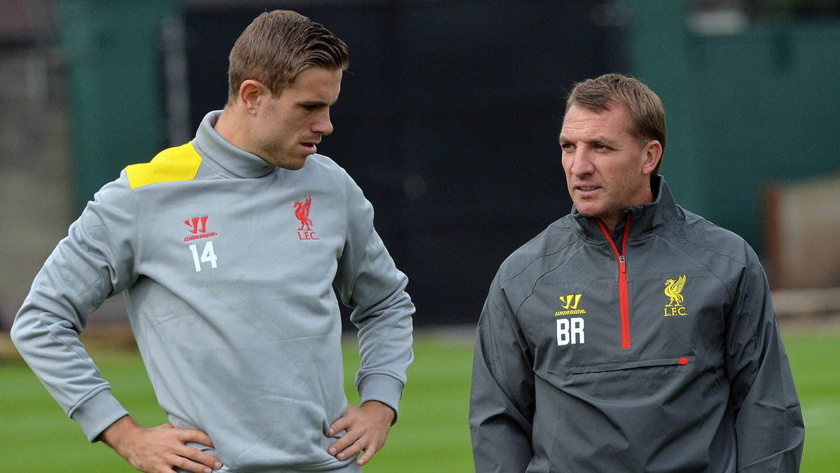 Jordan Henderson i Brendan Rodgers