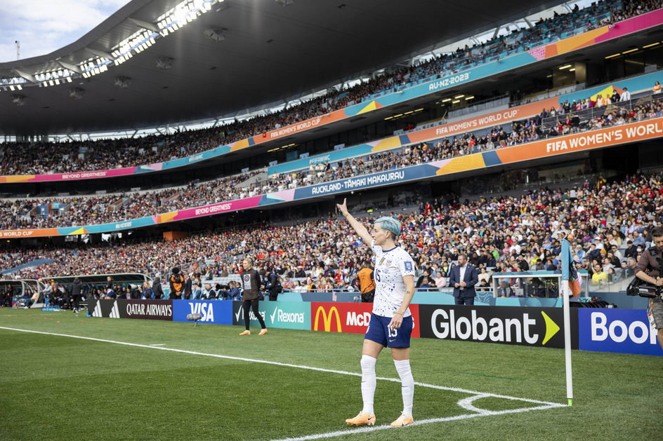 Megan Rapinoe podczas MŚ kobiet