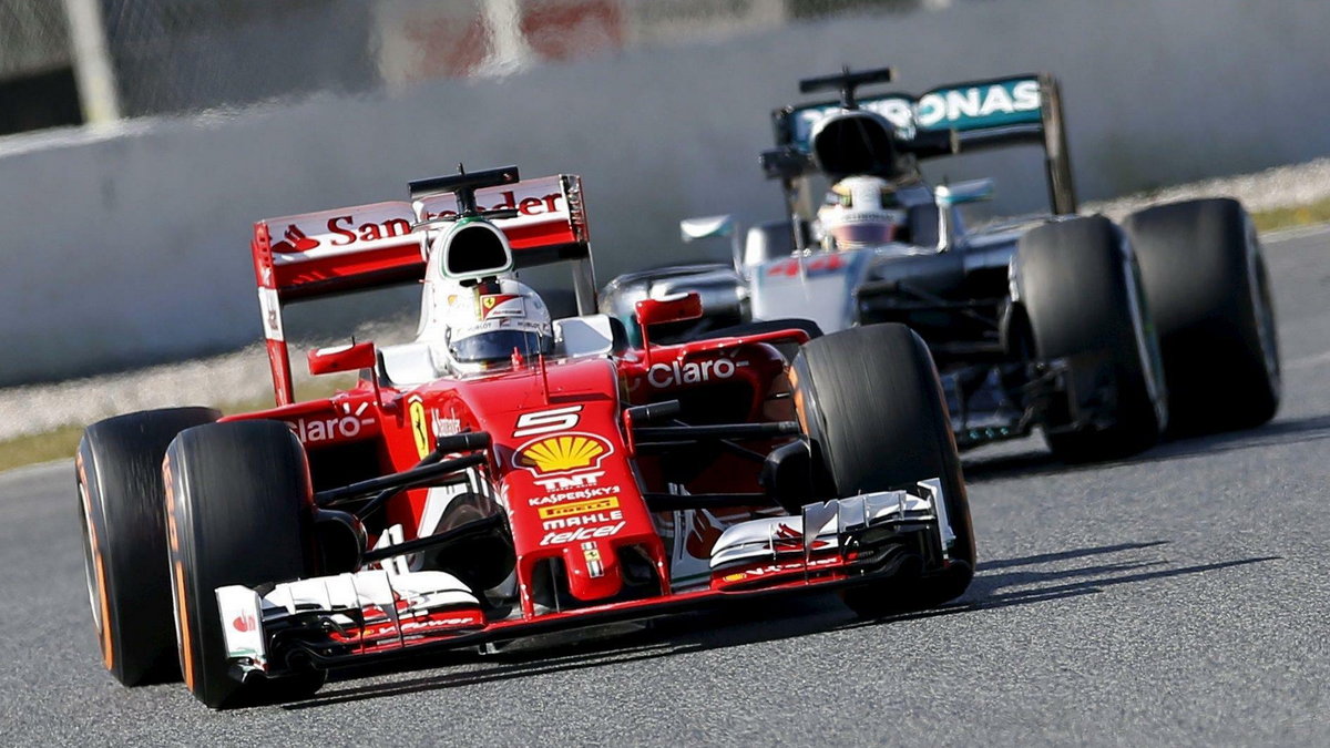 Formula 1 Mercedes i Ferrari