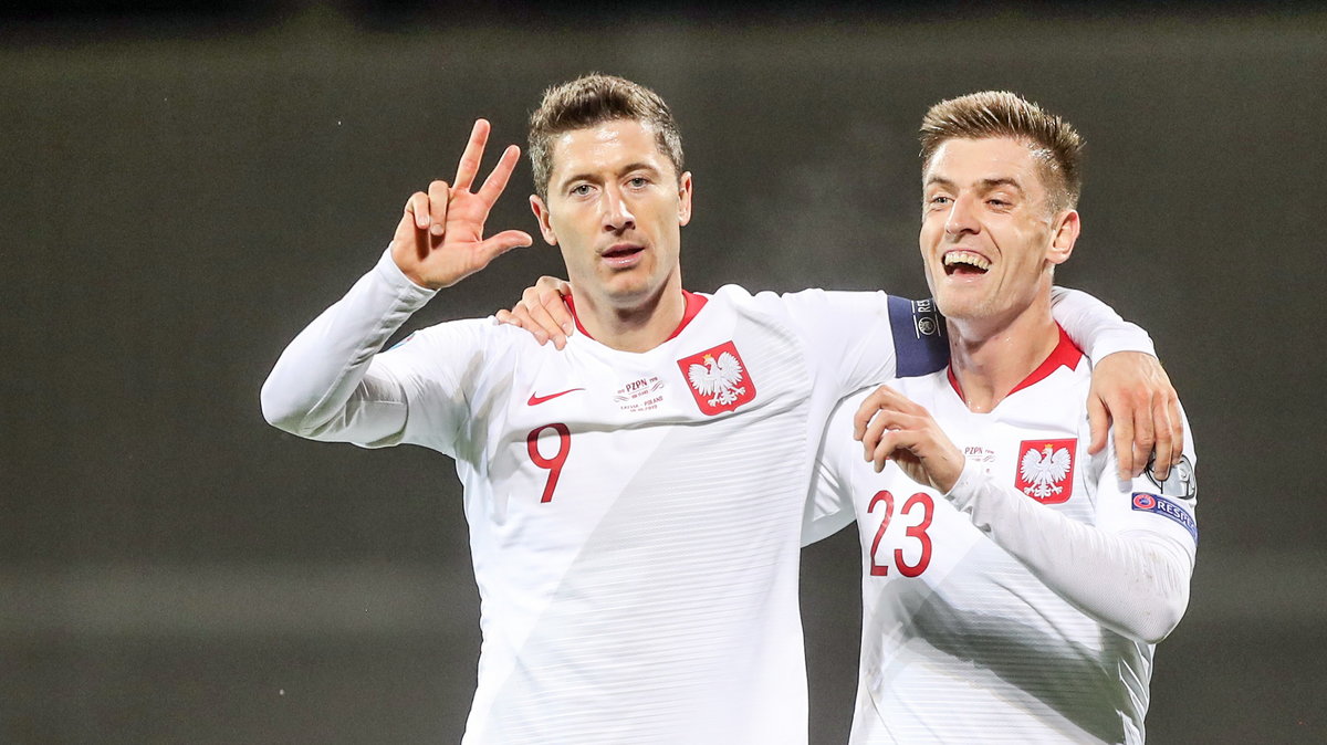 Robert Lewandowski i Krzysztof Piątek