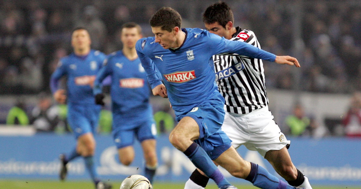 Lech Poznań – Udinese. Lewandowski po raz pierwszy zagrał w Europie na wiosnę - Przegląd Sportowy Onet
