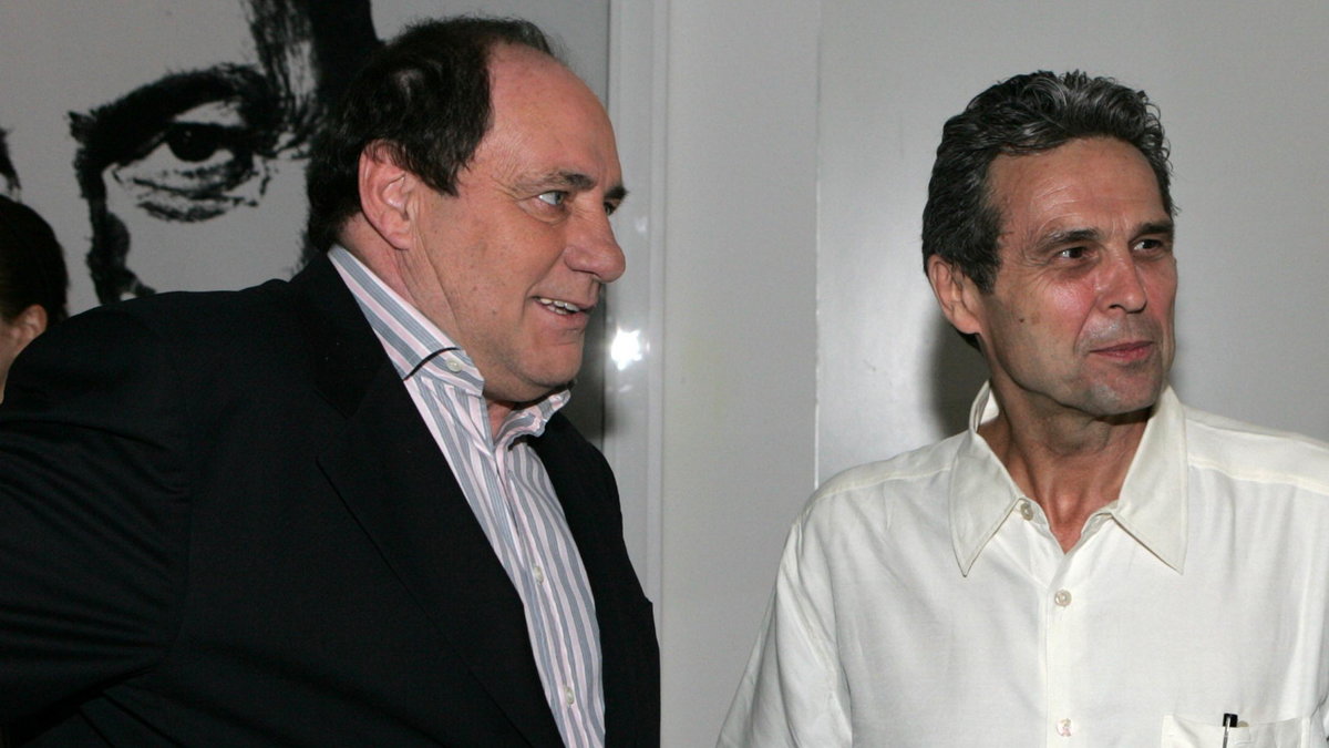 Giorgio Chinaglia (z lewej) i Werner Roth, 2006