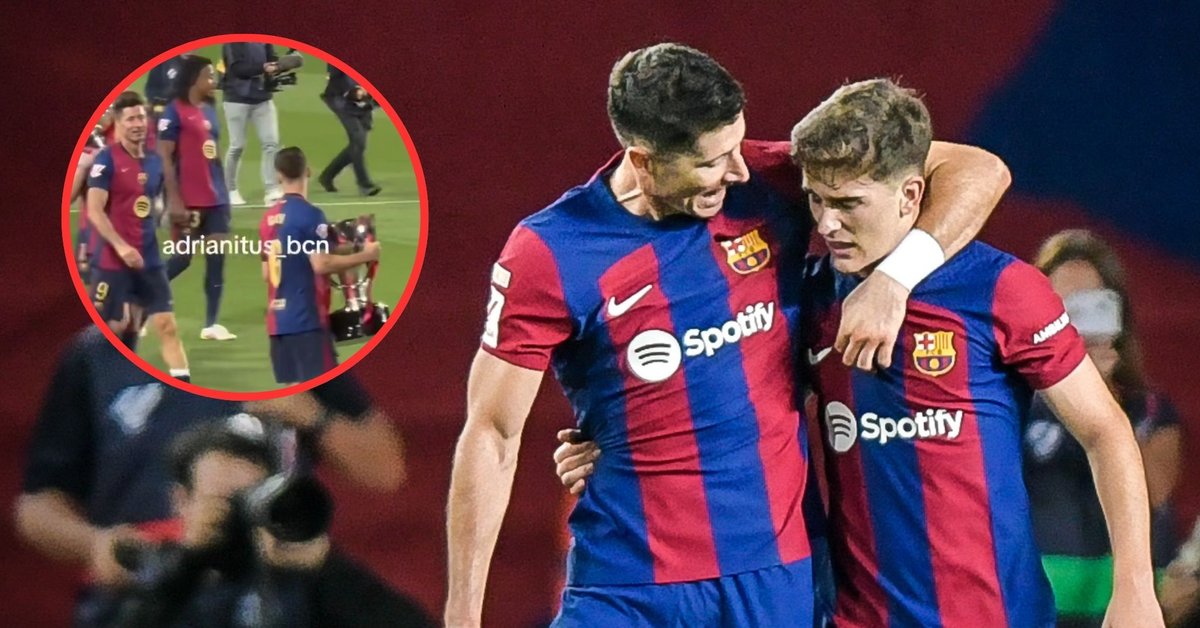 Oto co zrobił Robert Lewandowski po zdobyciu tytułu. Kamery wszystko uchwyciły