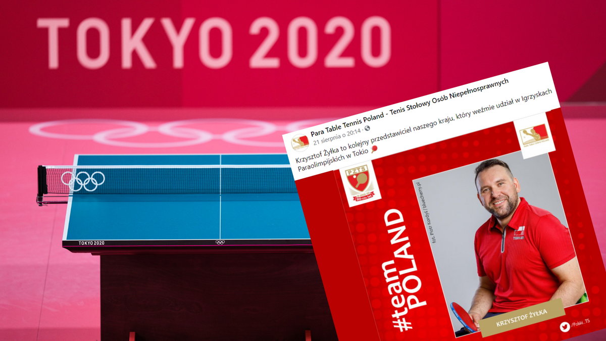 Krzysztof Żyłka (Facebook - Para Table Tennis Poland)