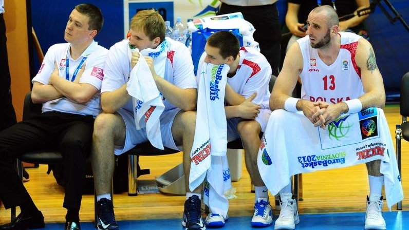 Polska - Czechy EuroBasket 2013 Marcin Gortat Mateusz Ponitka