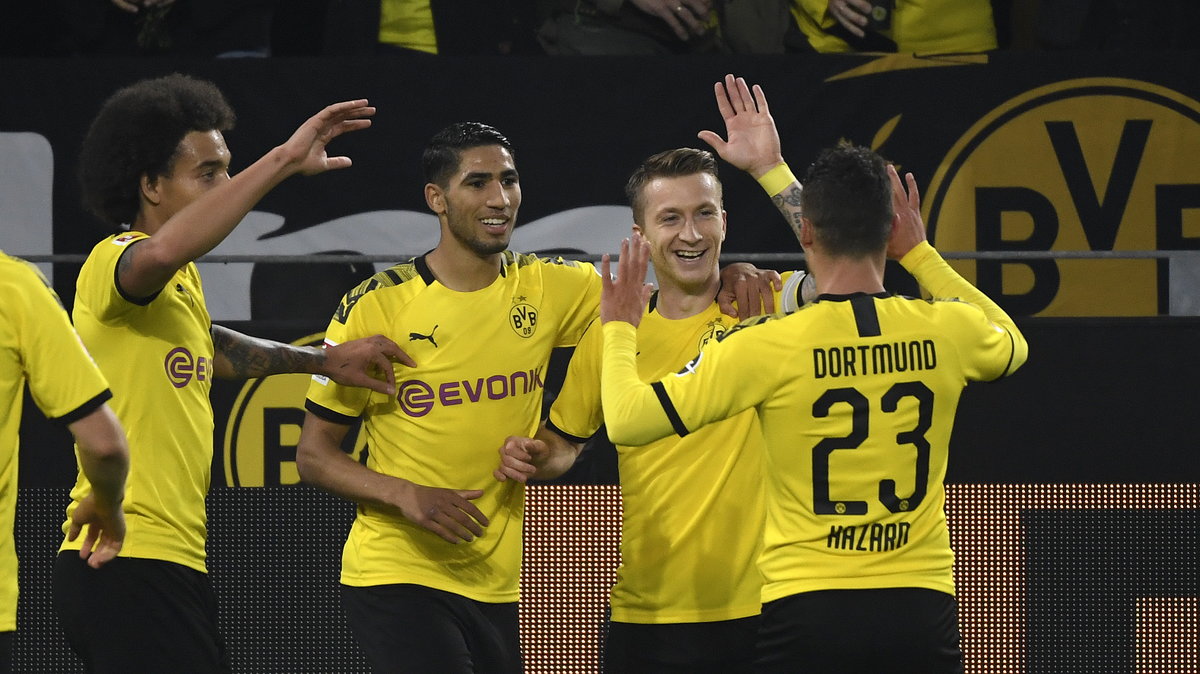 Axel Witsel, Achraf Hakimi, Marco Reus, Thorgan Hazard (Borussia Dortmund)