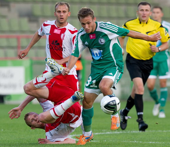 PIŁKA NOŻNA LIGA POLSKA ŁKS ŁÓDŹ LEGIA WARSZAWA