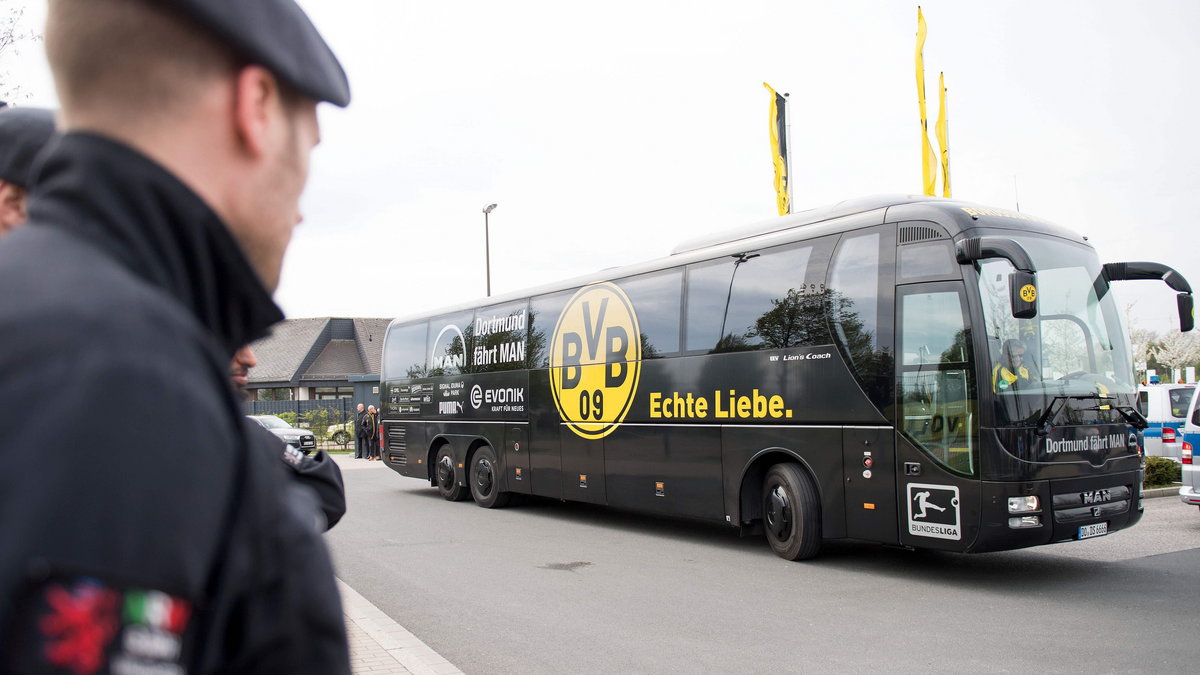 Dortmund policja sprawdza stadion 