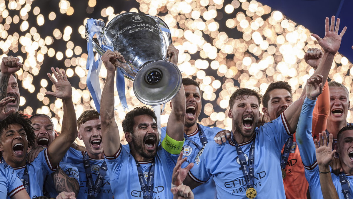 Manchester City po zwycięstwie w ostatniej edycji Ligi Mistrzów