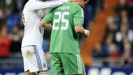 Jerzy Dudek i Cristiano Ronaldo