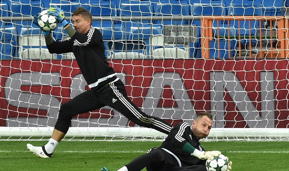 Legia trenowała na Santiago Bernabeu