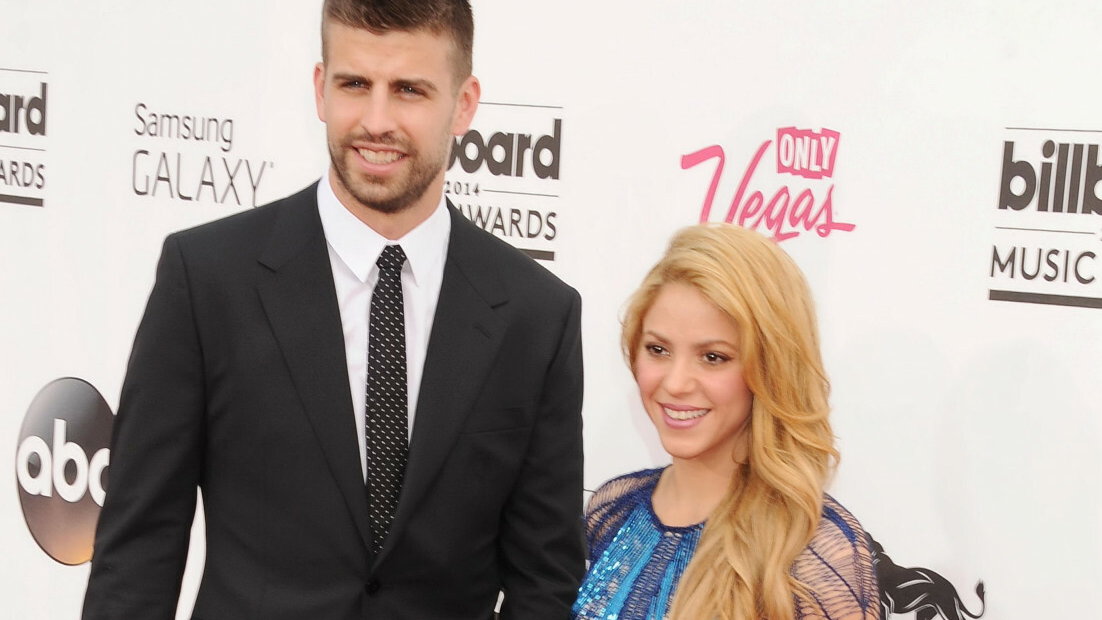 Gerard Pique i Shakira na Billboard Music Awards w 2014 r.
