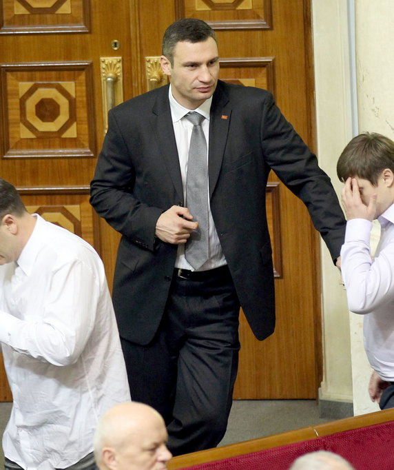 Witalij Kliczko w ukraińskim parlamancie