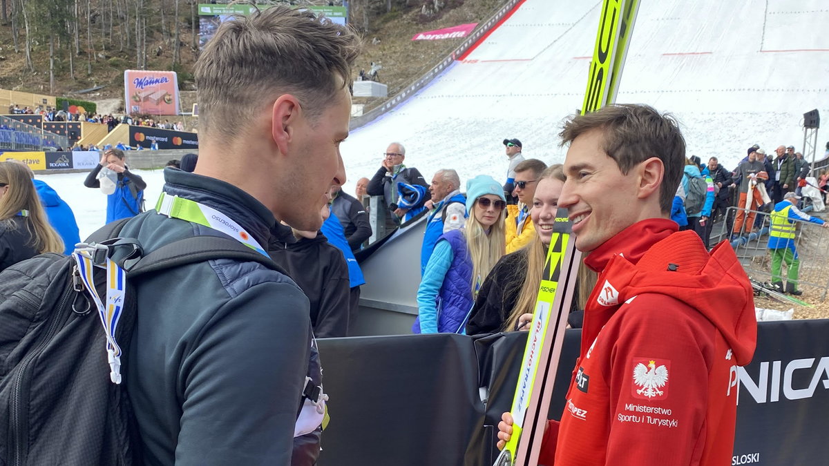 Borek Sedlak i Kamil Stoch