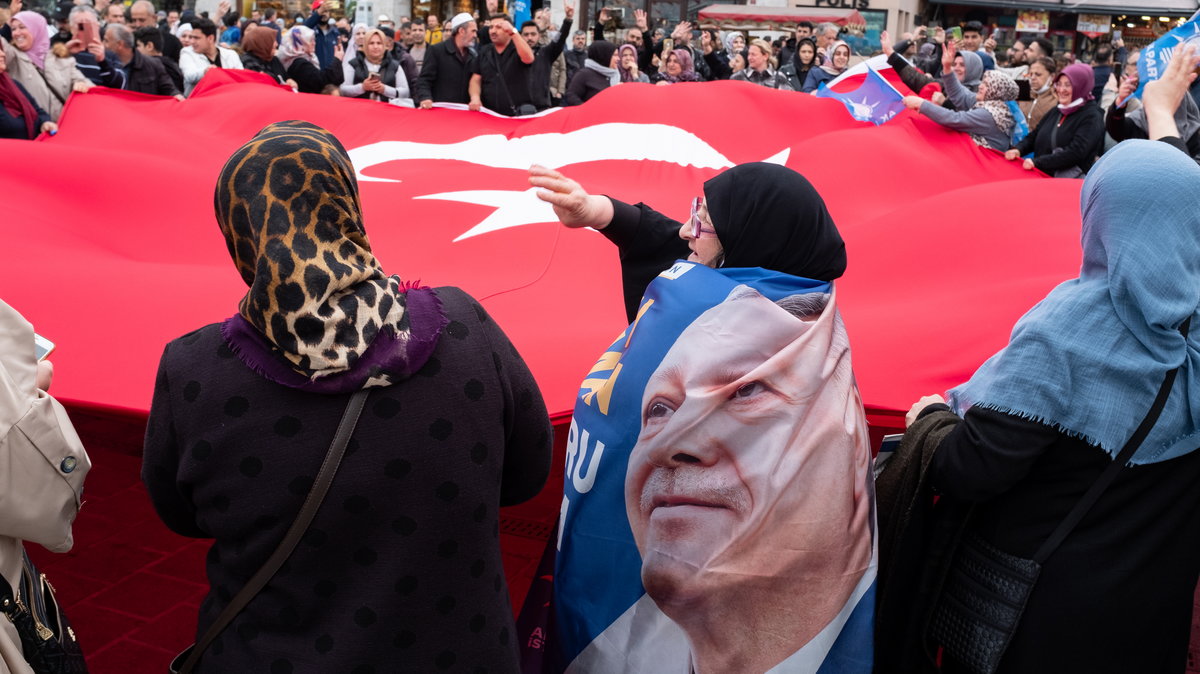 Marsz poparcia prezydenta Erdogana