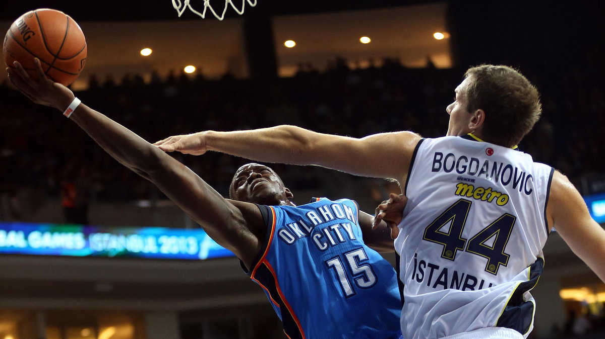 Reggie Jackson (Oklahoma City) w meczu z Fenerbahce Stambuł