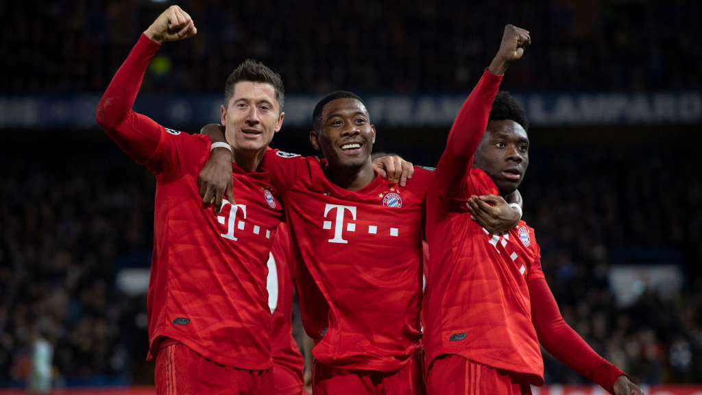 Robert Lewandowski, David Alaba, Alphonso Davies