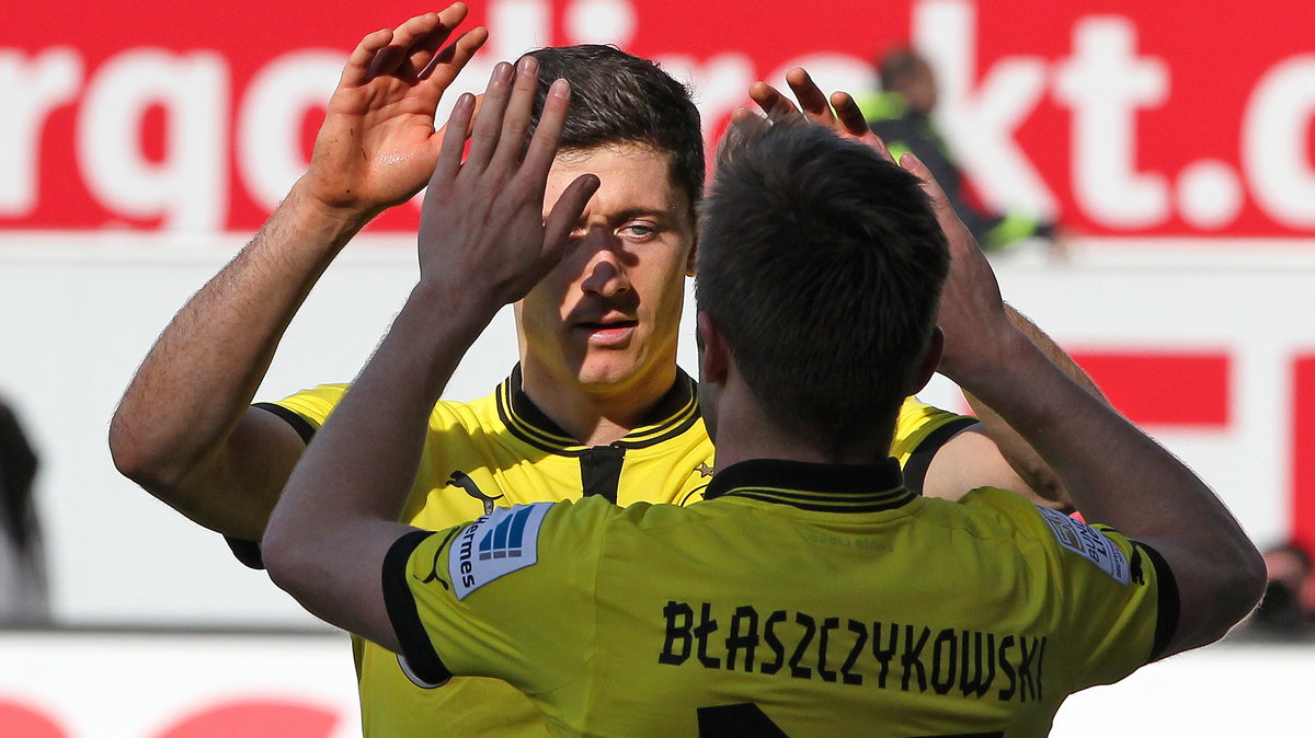 Jakub Błaszczykowski (P) i Robert Lewandowski (L)