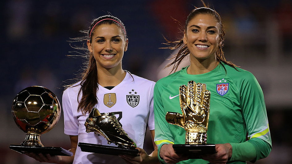 Alex Morgan i Hope Solo (USA)