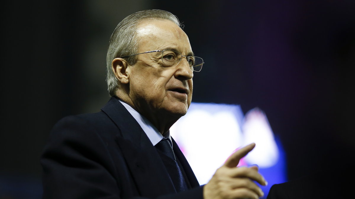 Florentino Perez - prezes projektu Superligi i Realu Madryt