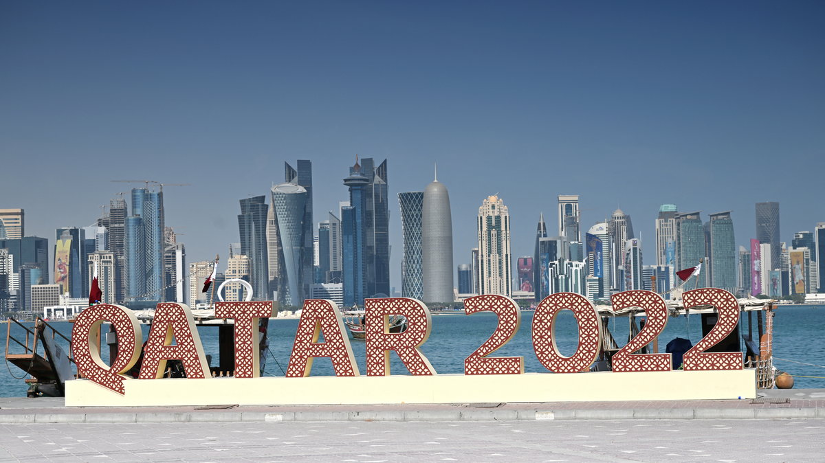 Widok na panoramę miasta Doha