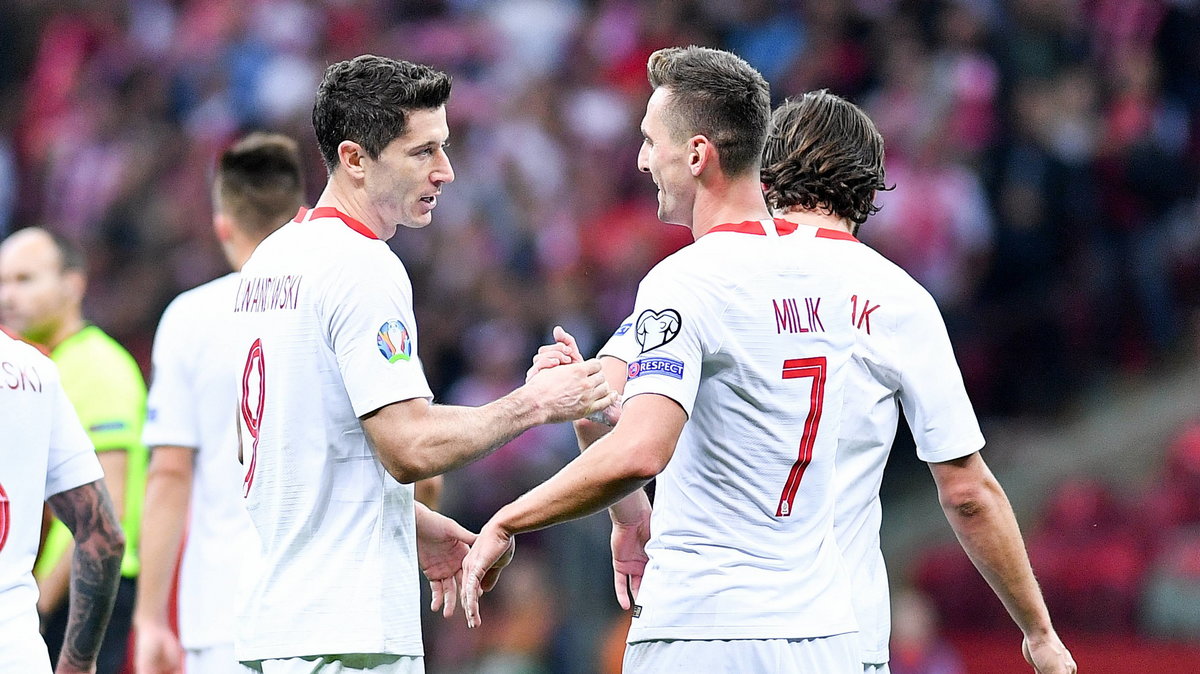 Robert Lewandowski i Arkadiusz Milik