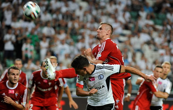 PIŁKARSKA EKSTRAKLASA LEGIA KONTRA GÓRNIK ZABRZE (Arkadiusz Piech Seweryn Gancarczyk)