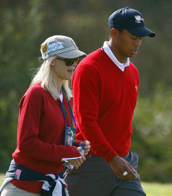 Tiger Woods i  Elin Nordegren