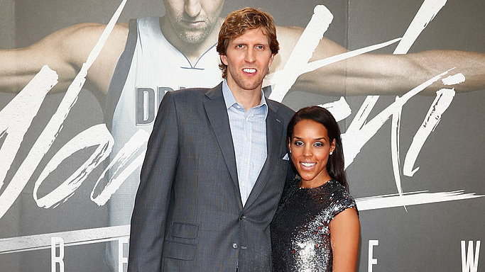 Dirk Nowitzki z żoną