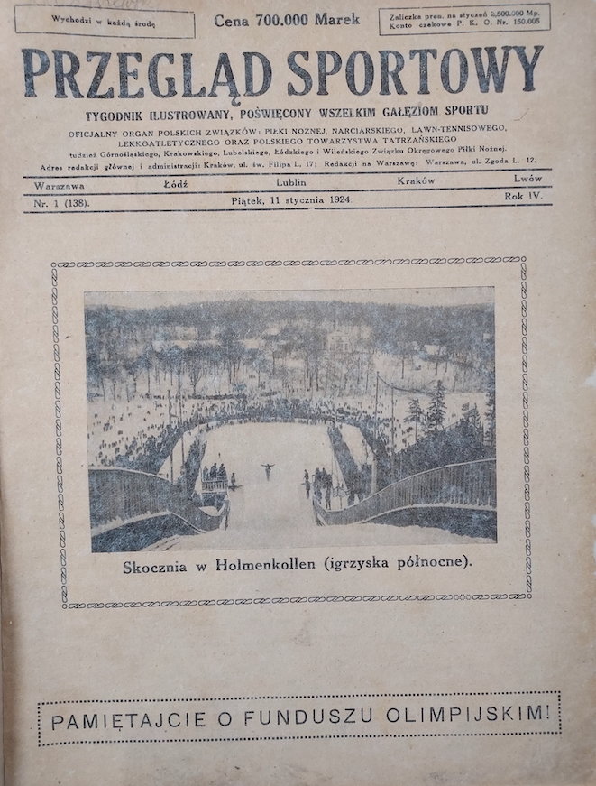 Okładka pierwszego numeru „PS” w 1924 r.