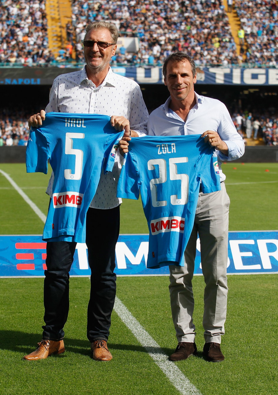 Ruud Krol i Gianfranco Zola - dwie legendy SSC Napoli