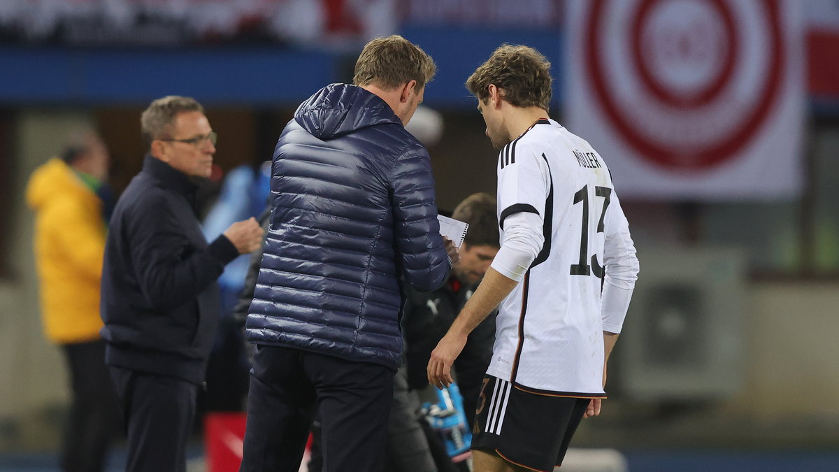 Julian Nagelsmann i Thomas Mueller