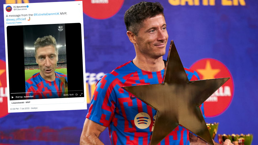 Robert Lewandowski pochwalił się nagrodą