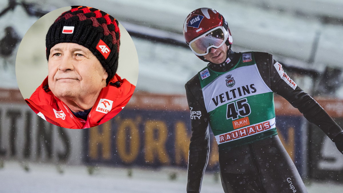 Kamil Stoch, Apoloniusz Tajner (w kółku)