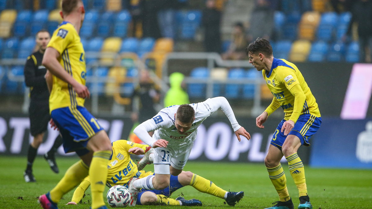 Torgil Gjertsen (Wisła Płock) i Michał Nalepa (Arka Gdynia)