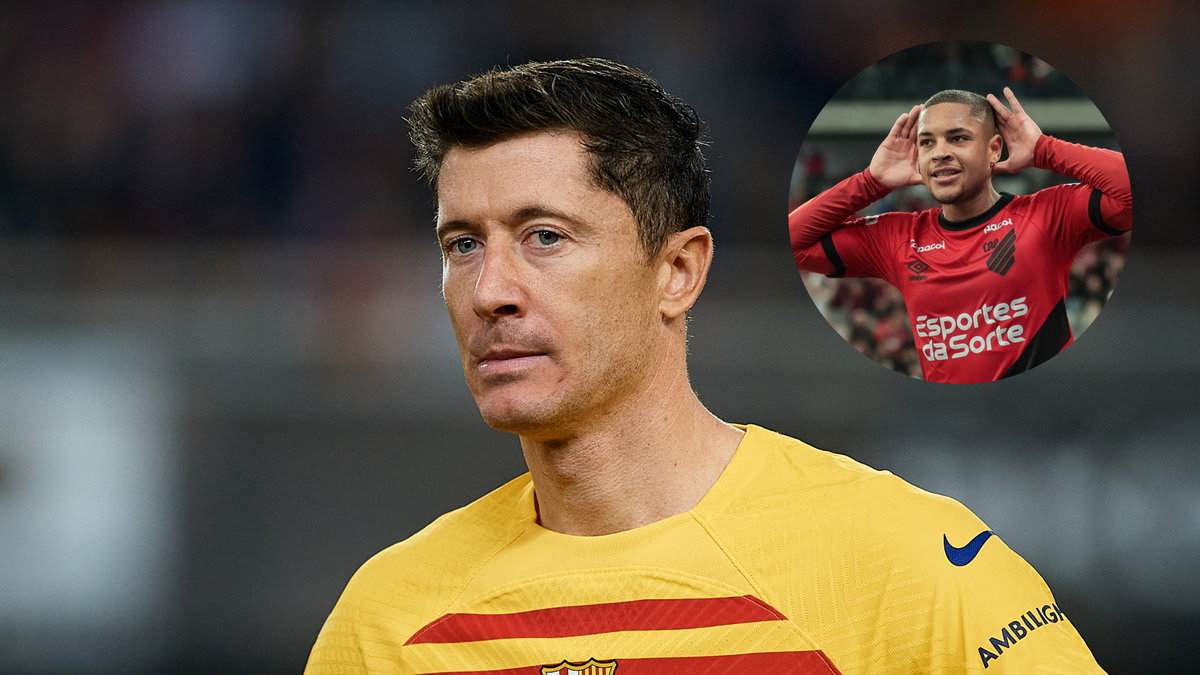 W Barcelonie czekają już na Vitora Roque, Ma pomóc Lewandowskiemu