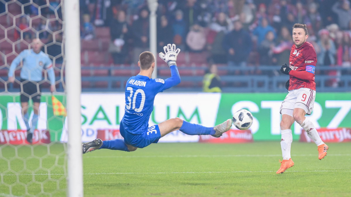 Dominik Hładun w Lotto Ekstraklasie broni od lutego 2018