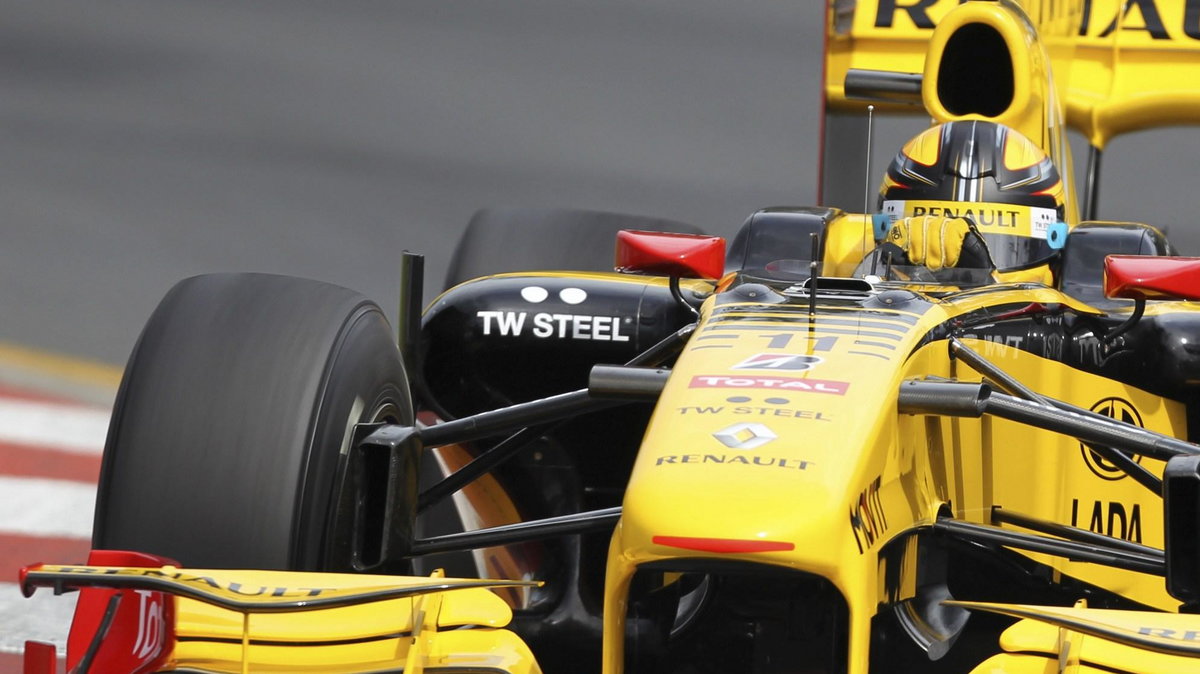 Robert Kubica na torze Albert Park w Melbourne