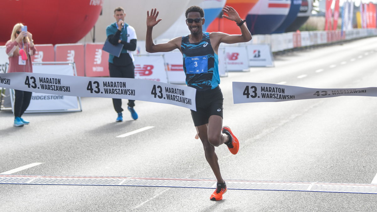 Yared Shegumo w 2021 r. wygrał m.in. 43. Maraton Warszawski