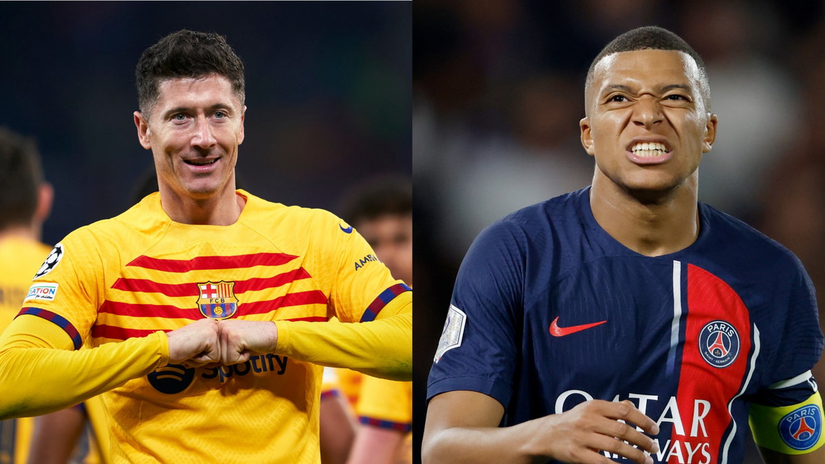 Robert Lewandowski i Kylian Mbappe