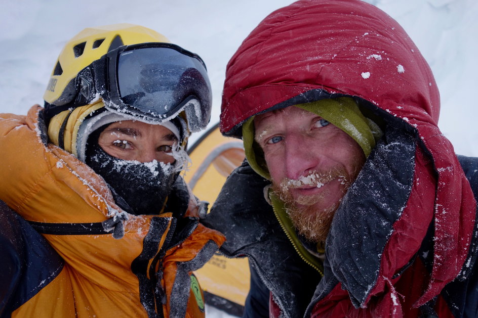 Elisabeth Revol i Tomasz Mackiewicz podczas wyprawy na Nanga Parbat 