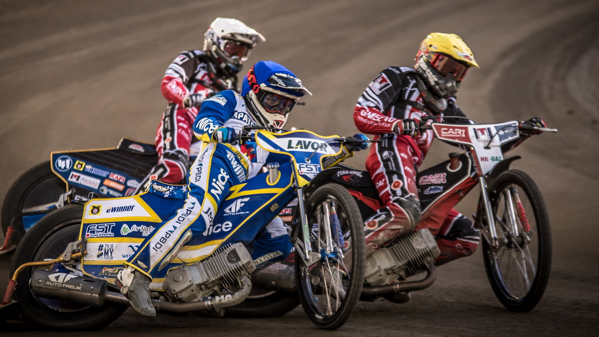 Apator Toruń - Start Gniezno. Jack Holder, Timo Lahti, Frederik Jakobsen