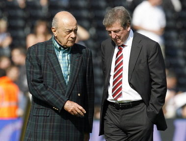 Mohamed Al Fayed i Roy Hodgson