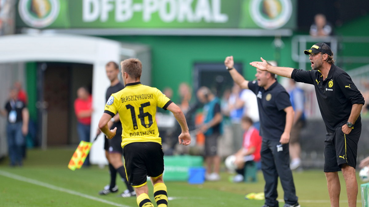 Juergen Klopp i Jakub Błaszczykowski