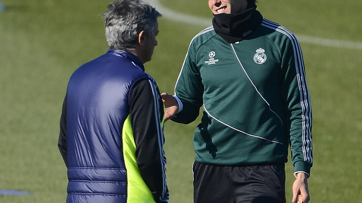 Jose Mourinho (L) i Kaka (P)