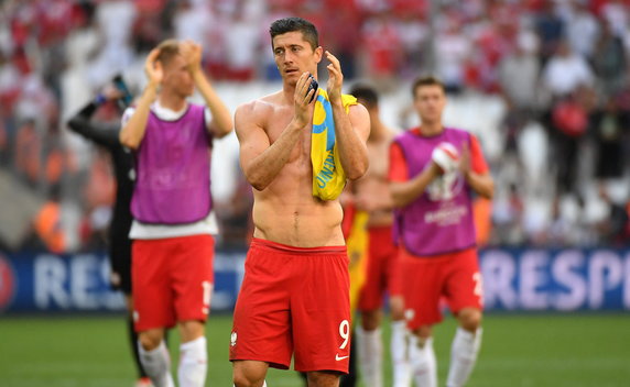 FRANCJA PIŁKA NOŻNA UEFA EURO 2016 POLSKA UKRAINA (Robert Lewandowski)