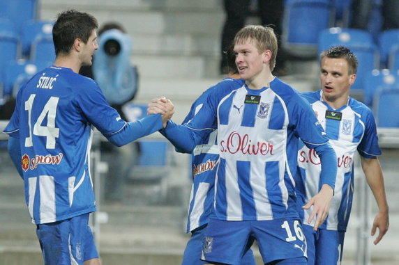 PIŁKA NOŻNA LIGA POLSKA LECH POZNAŃ KONTRA LECHIA GDAŃSK