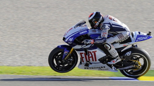 Jorge Lorenzo podczas GP Walencji